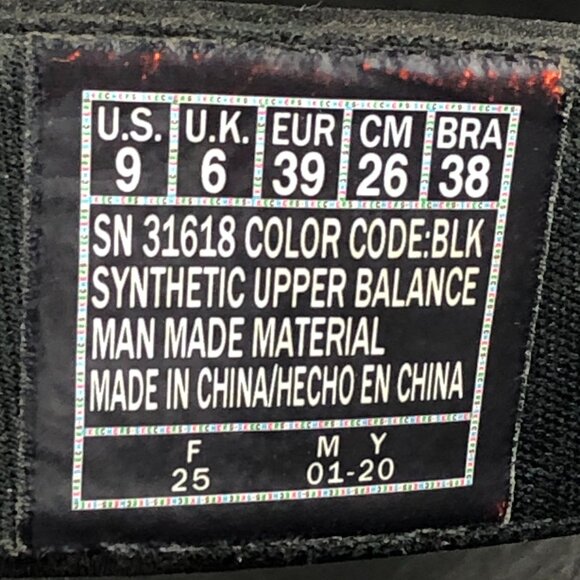 Skechers Women's Size 9 Vinyasa Black Silver Platform Rhinestone Sandals 31618 - Picture 13 of 14